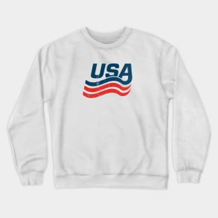 USA flag Crewneck Sweatshirt